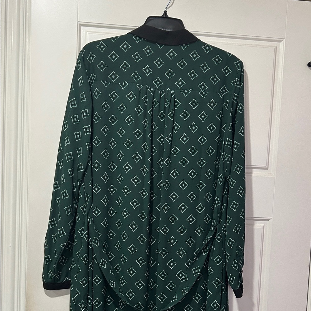 Investments Geometric Green Maxi Dress - Picture 5 of 6